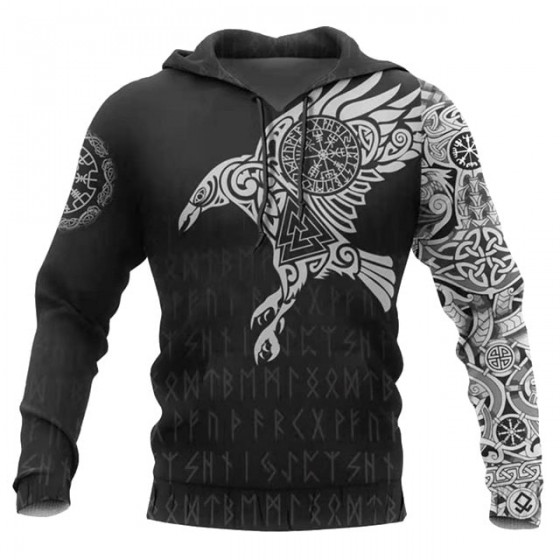vikings runes jacket hoodie