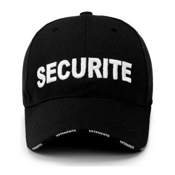 Casquette sécurité - agent de sécurité