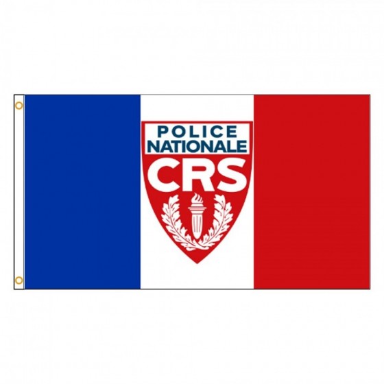 french police flag - crs flag