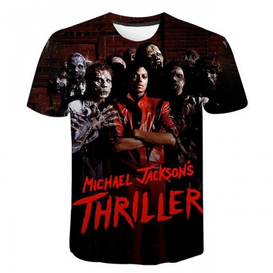 tee shirt thriller michael...