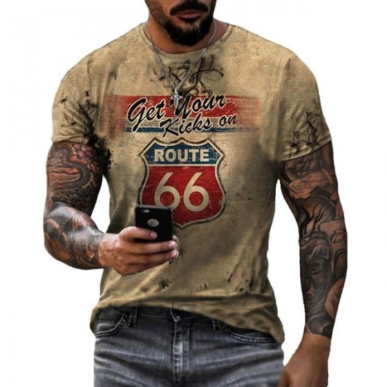 route 66 shirt pinup...